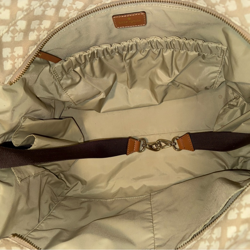 Kate Spade Classic Stevie Baby Bag in Stucco Jacquard Fabric - Picture 8 of 8
